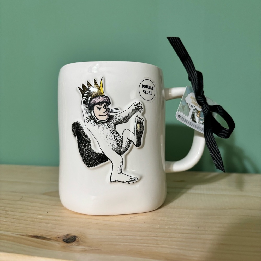 NWT Rae Dunn Where The Wild Things Are “King of All Wild Things” Ceramic Mug